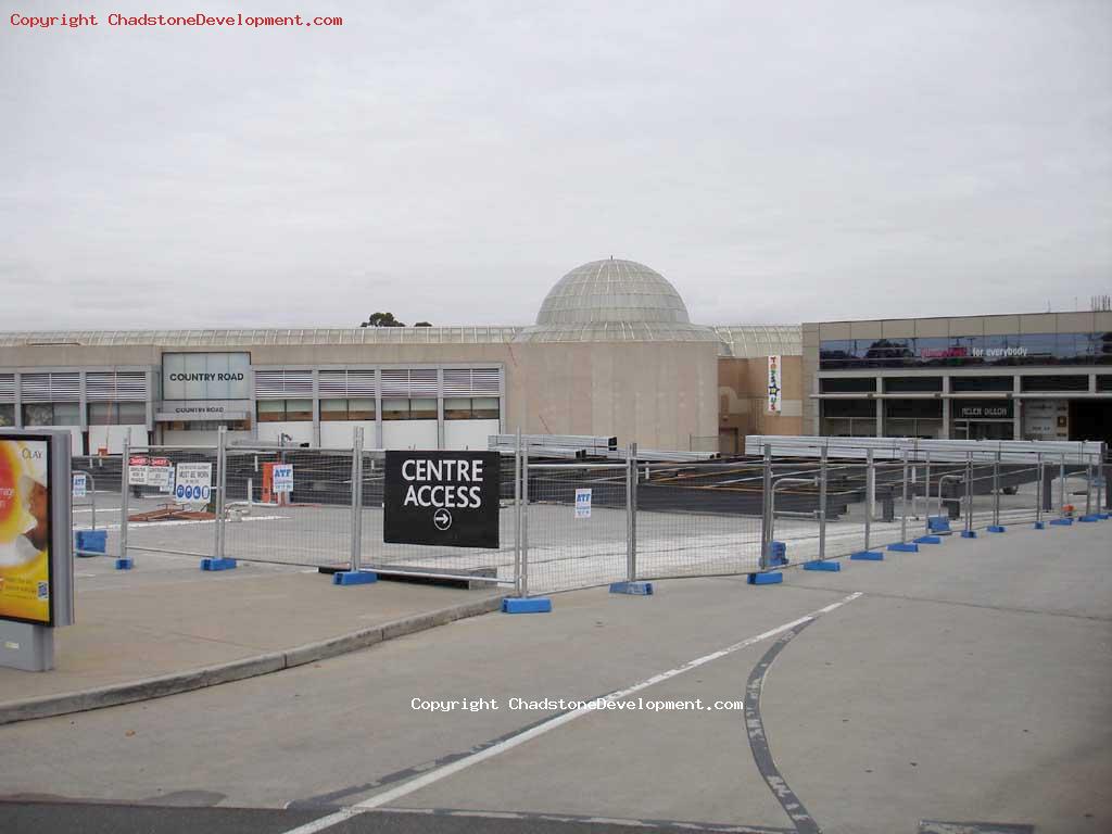 Construction outside PO boxes/Fitness First - Chadstone Development Discussions