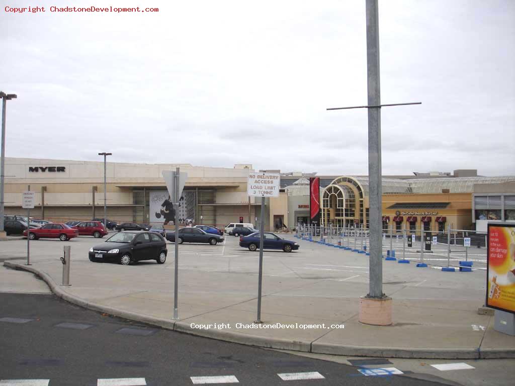 fenced off carpark near Myer - Chadstone Development Discussions