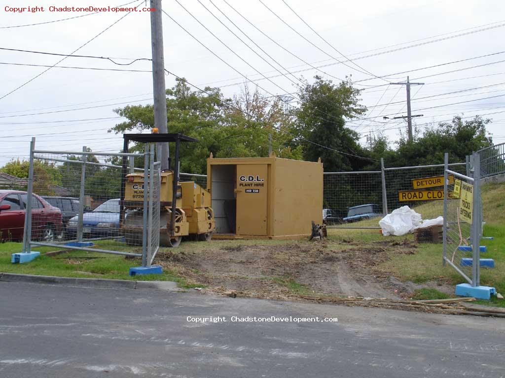 CDL using the land opposite BP on midlothian road for temporary storage - Chadstone Development Discussions