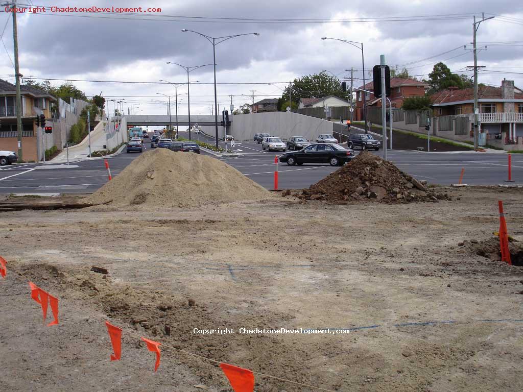 Pile of soil, scotchman's creek trail - Chadstone Development Discussions