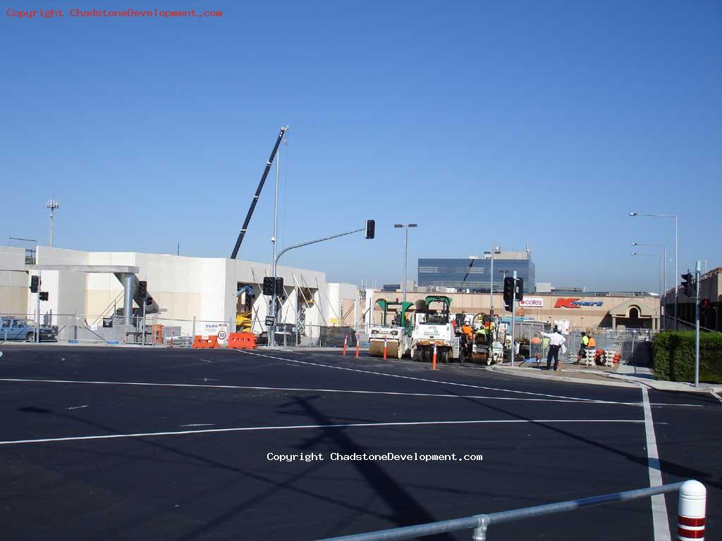 New bitumen at Middle Rd into Chadstone - Chadstone Development Discussions