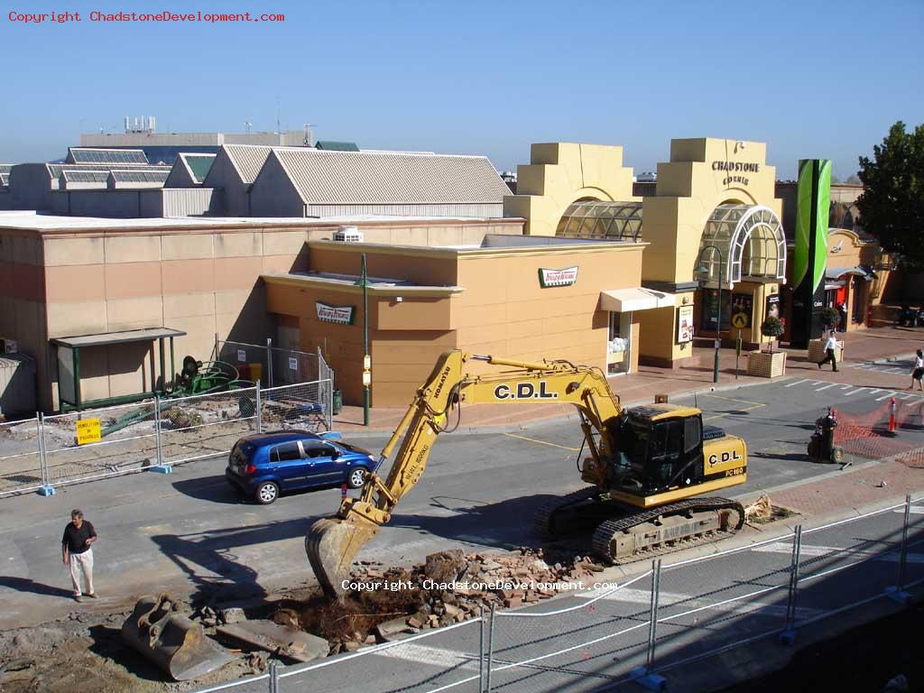 Roadworks outside Chadstone Entrance - Chadstone Development Discussions