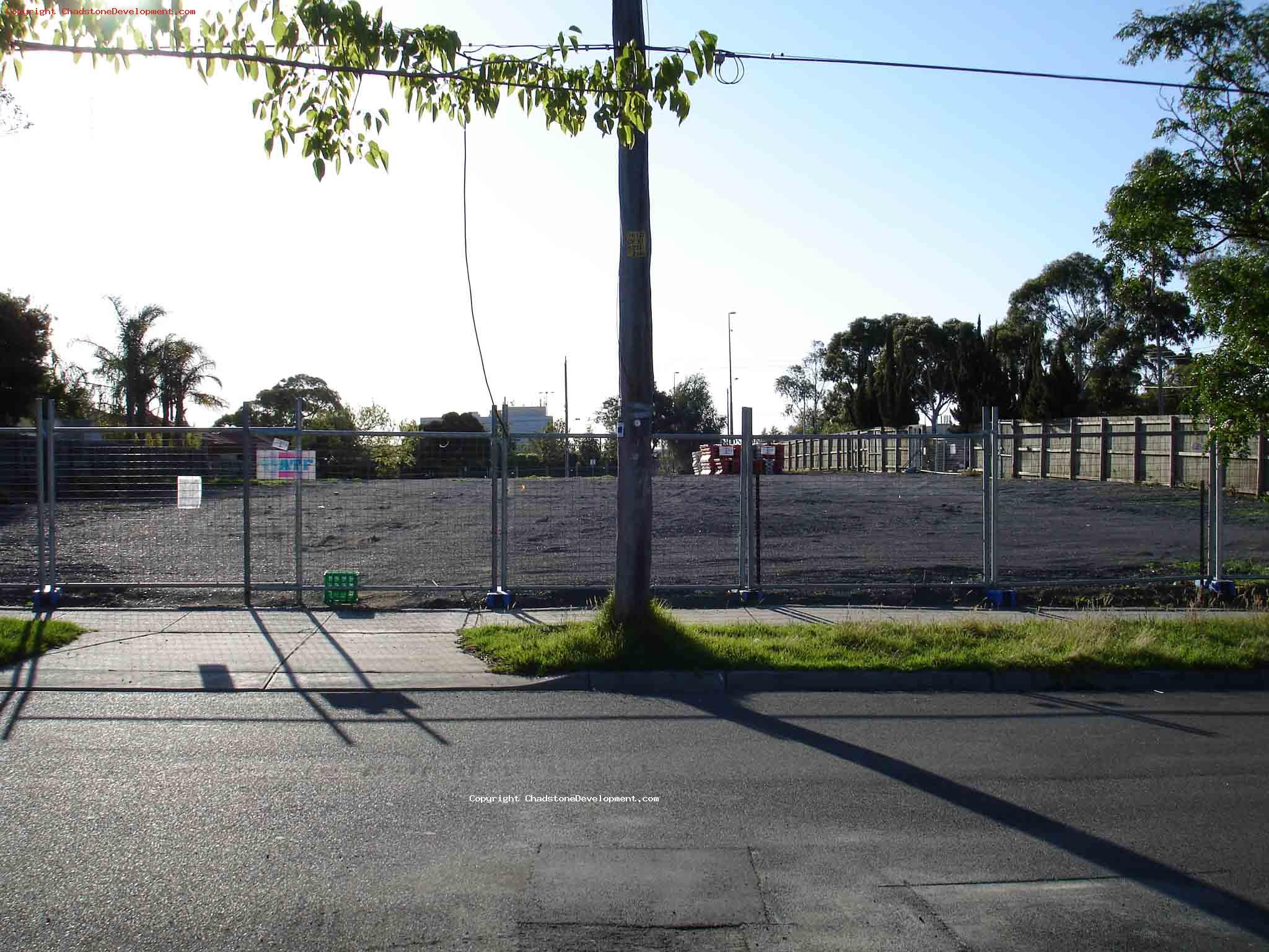 Webster street, looking west - Chadstone Development Discussions