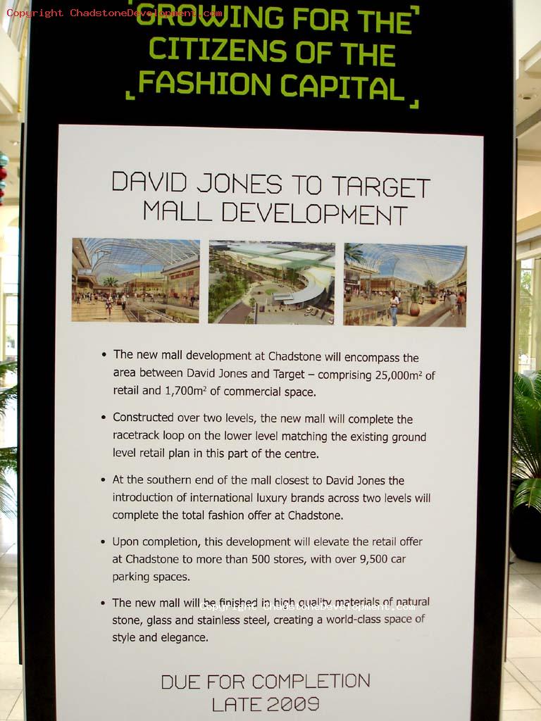  - Chadstone Development Discussions