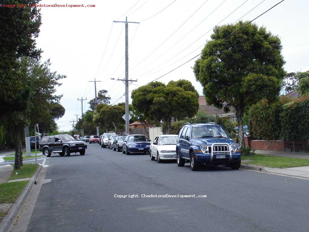 Most cars booked for parking infringements along Capon St - Chadstone Development Discussions
