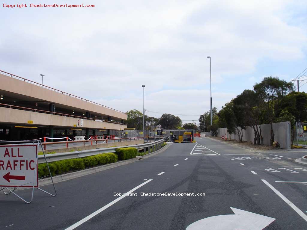 Roadworks at rear of Coles carpark - Chadstone Development Discussions