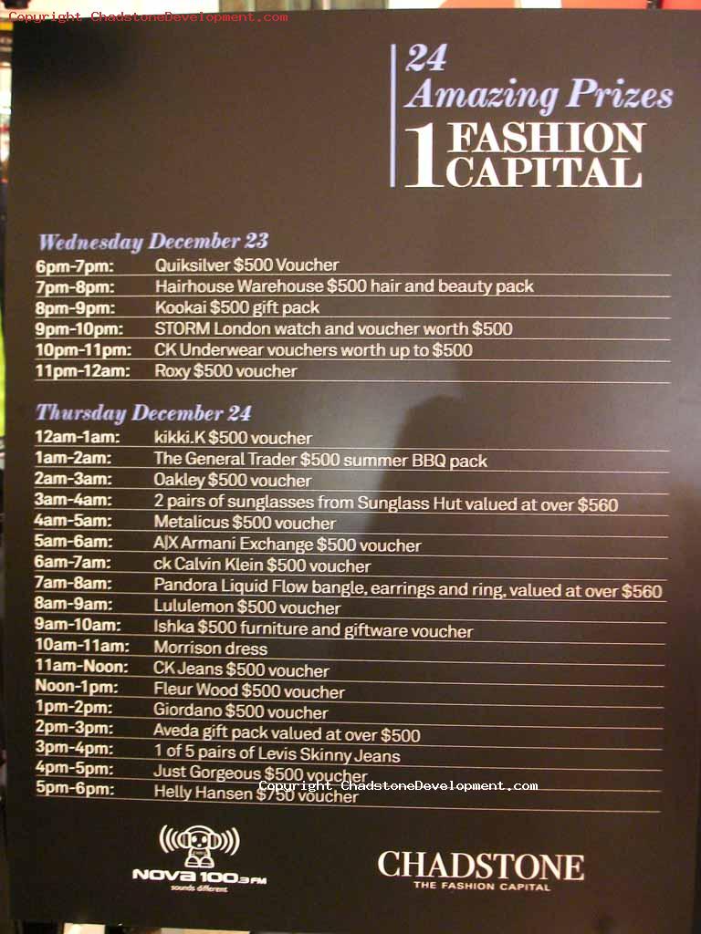  - Chadstone Development Discussions
