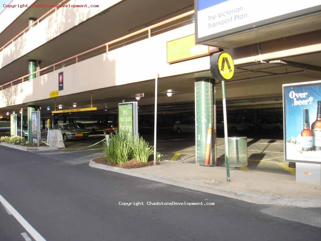 Empty coles carpark Christmas 2009 - Chadstone Development Discussions