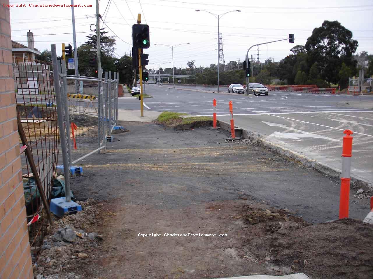Footpath in front of 752 Warrigal Road - Chadstone Development Discussions