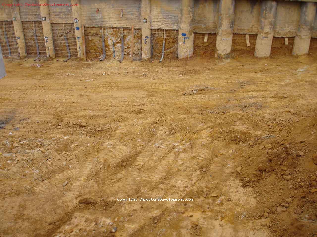 Looking down at the base of the bridge/underpass - Chadstone Development Discussions