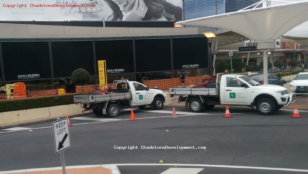 Australian Native Landscape vehicles parked at bus interchange - Chadstone Development Discussions