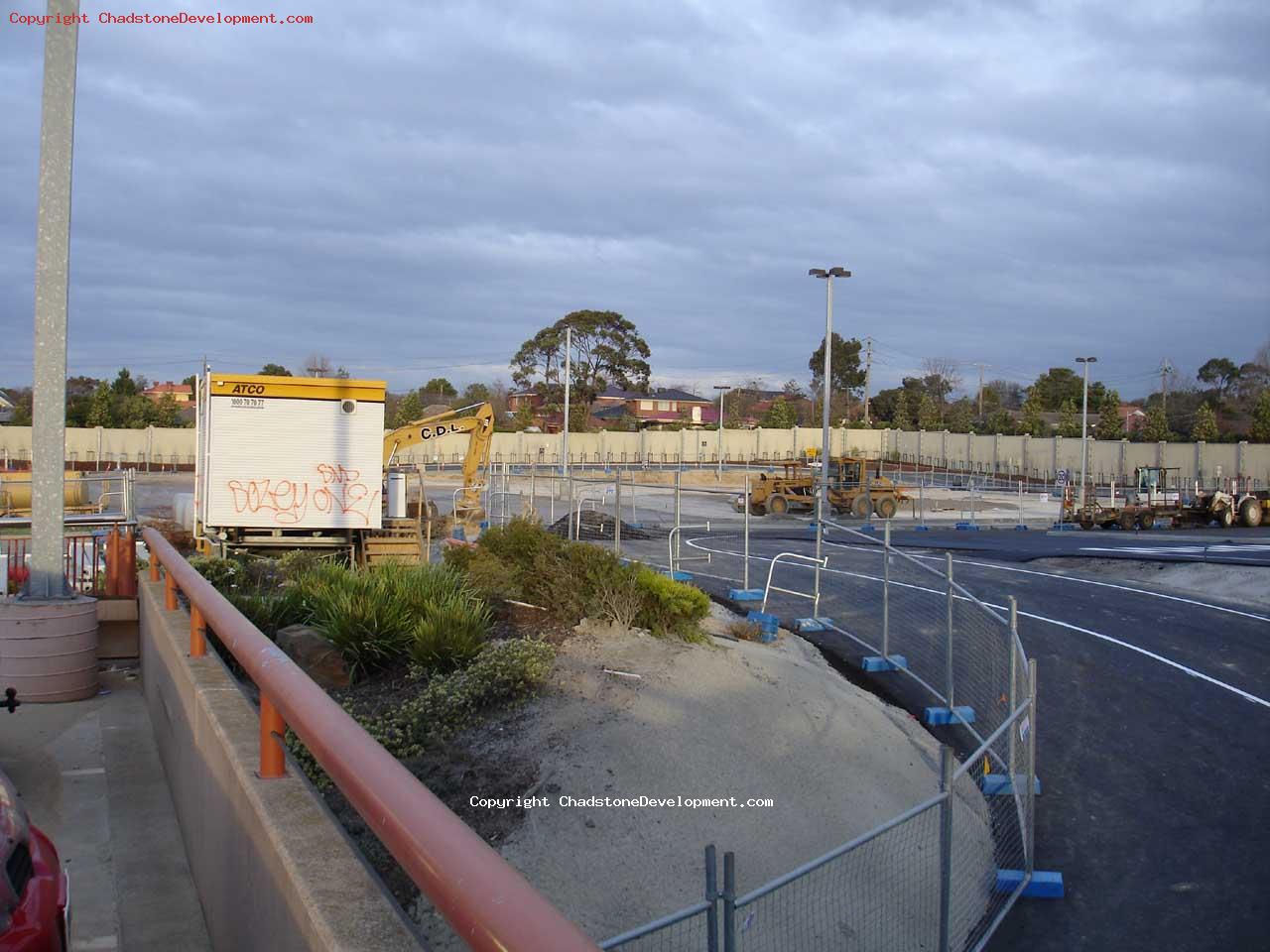 New ramp to underground carpark - Chadstone Development Discussions