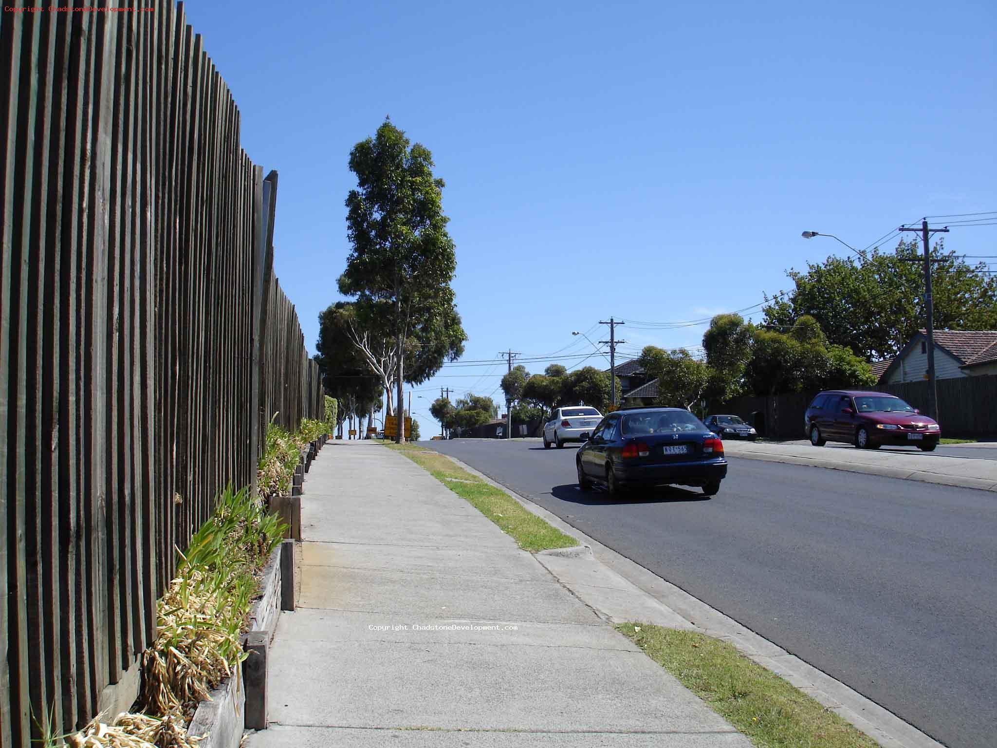 Middle Road, looking towards the Centre - Chadstone Development Discussions