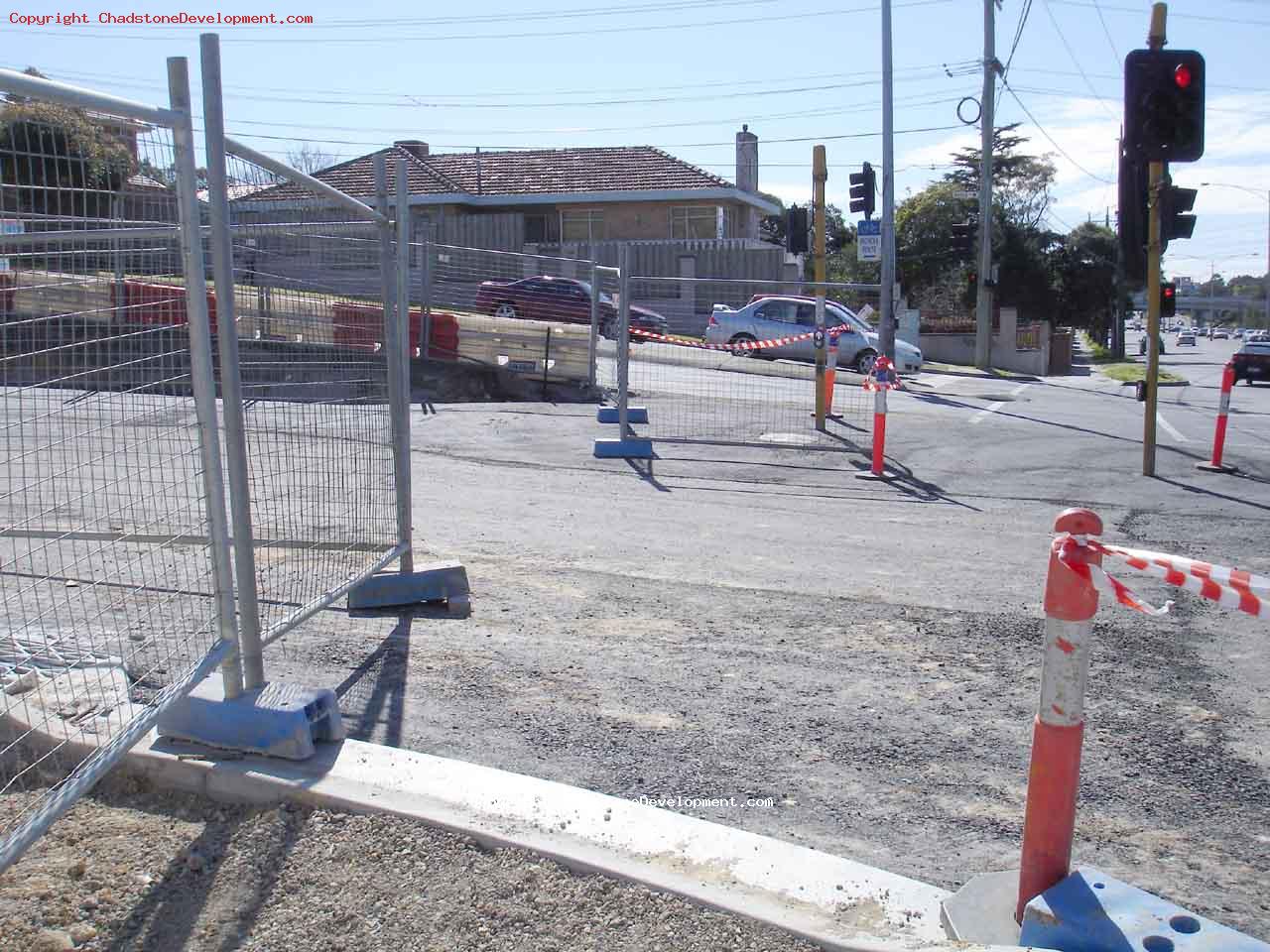 New intersection as seen from pedestrian crossing - Chadstone Development Discussions