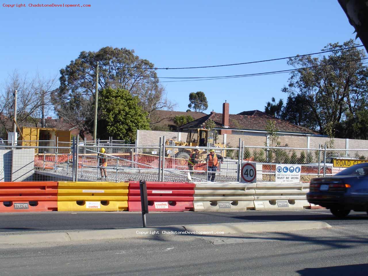 Webster St bridge, eastern side - Chadstone Development Discussions