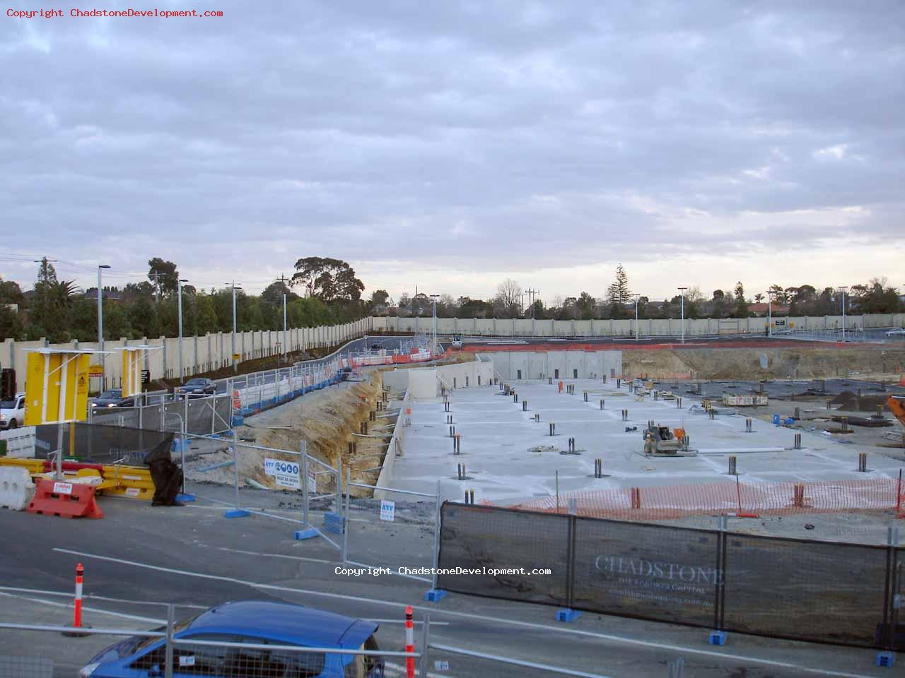 Eastern side of new carpark floor fully laid - Chadstone Development Discussions