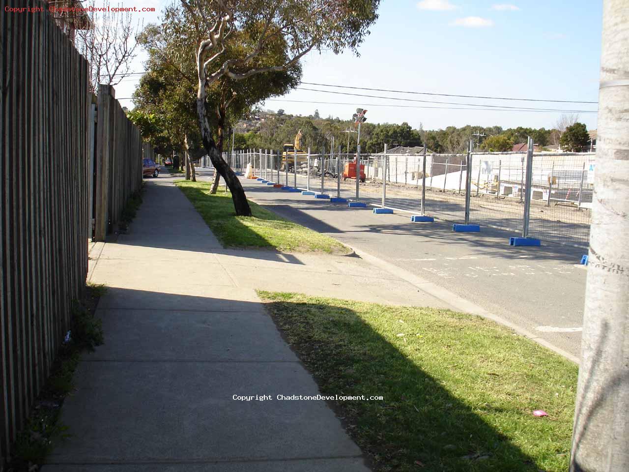 Middle Road residents are fenced off - Chadstone Development Discussions