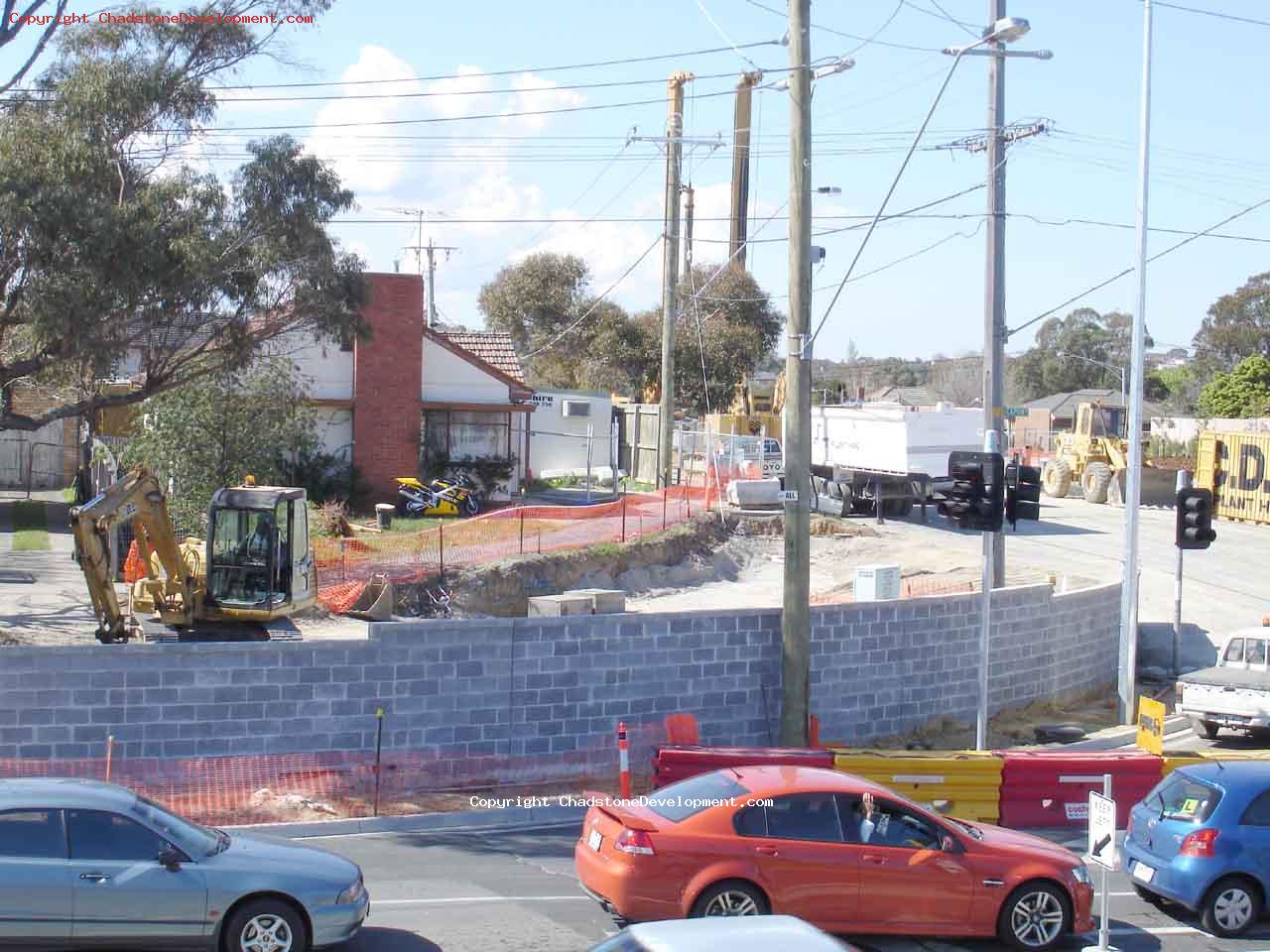 Capon St (North) privacy wall - Chadstone Development Discussions