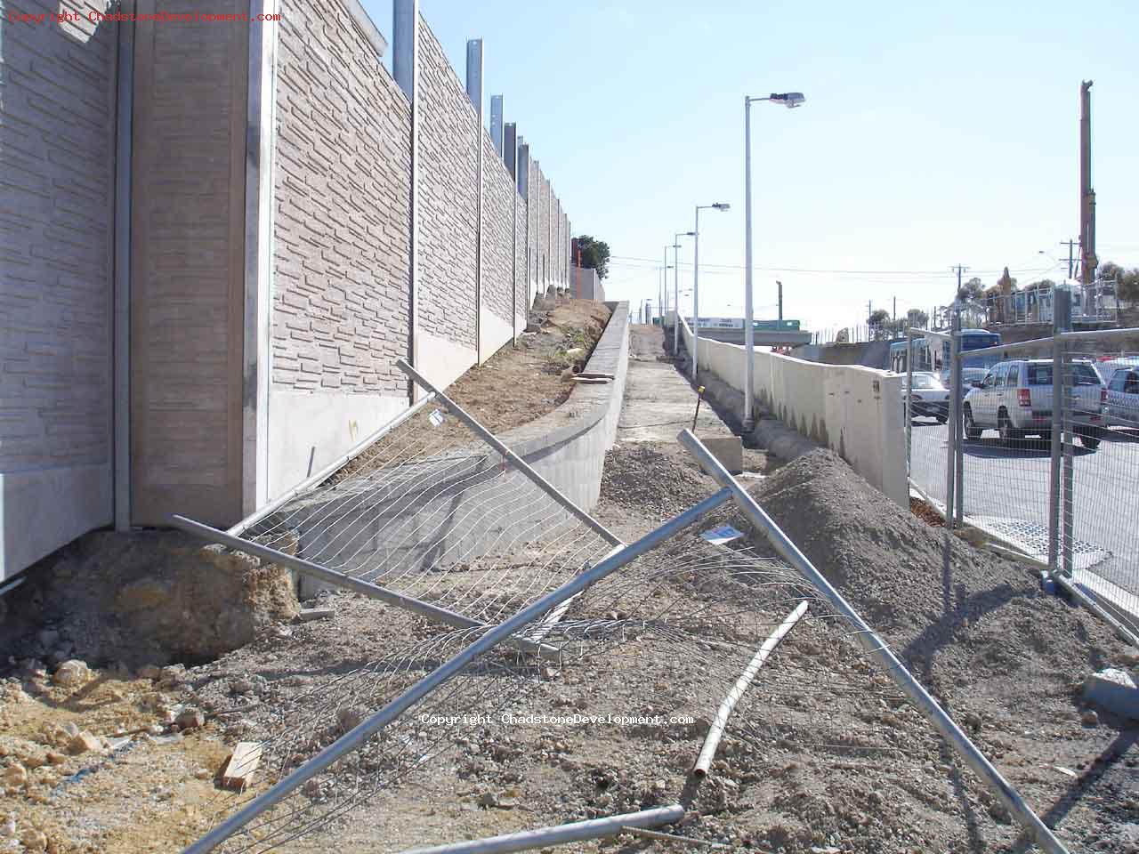 The new footpath has not changed since July - Chadstone Development Discussions