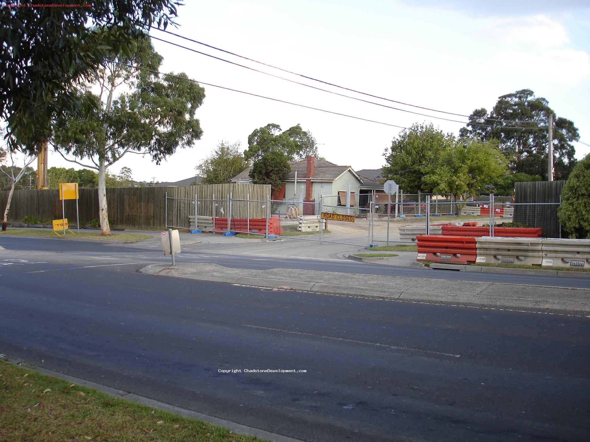 View of the webster street intersection - Chadstone Development Discussions