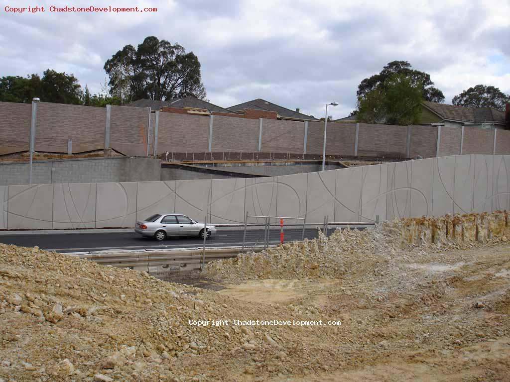 Lower part of excavations near Warrigal Rd - Chadstone Development Discussions