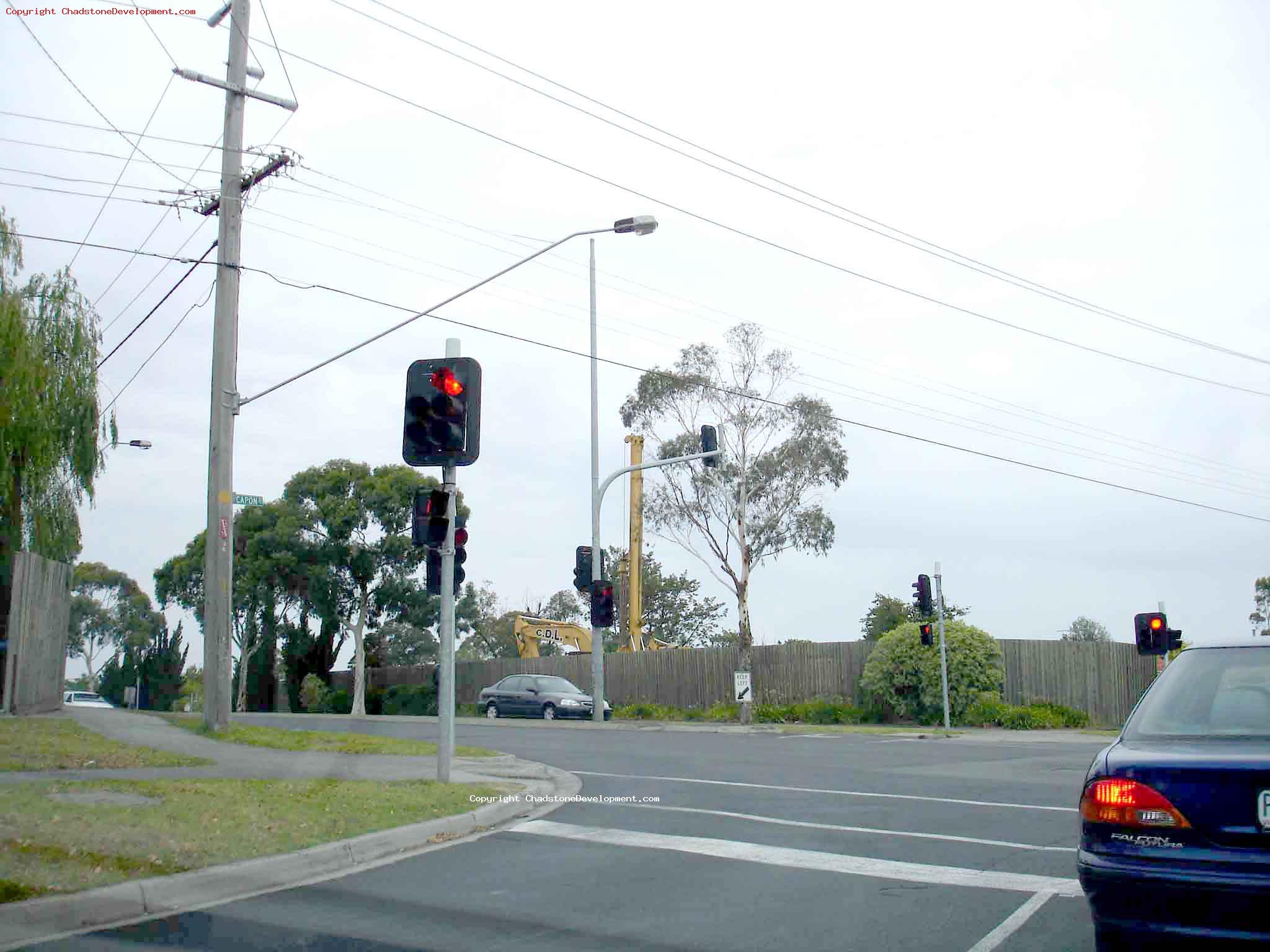 View of Middle/Capon street intersection - Chadstone Development Discussions