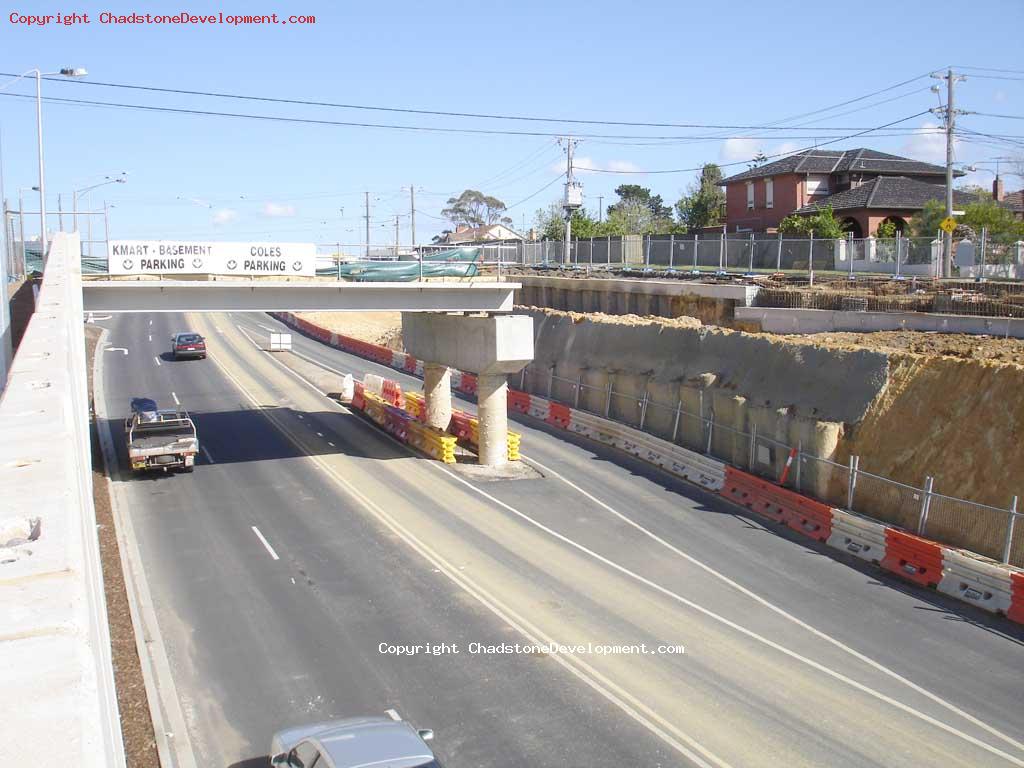 Looking at Middle Rd from the new footpath - Chadstone Development Discussions