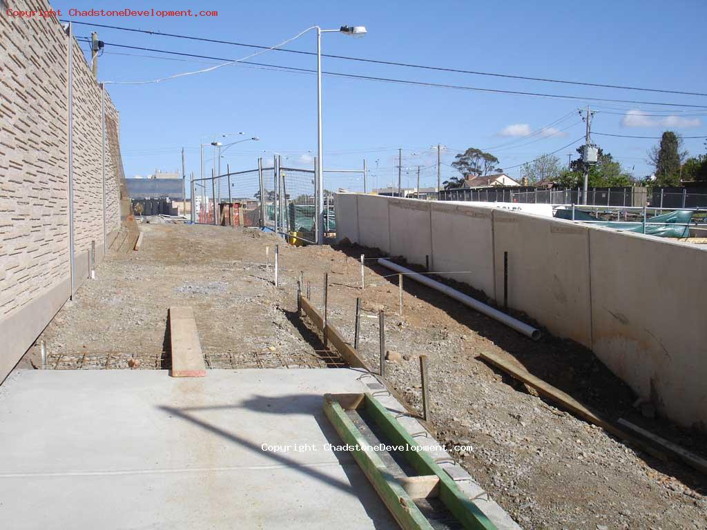 The start of the unpaved footpath - Chadstone Development Discussions