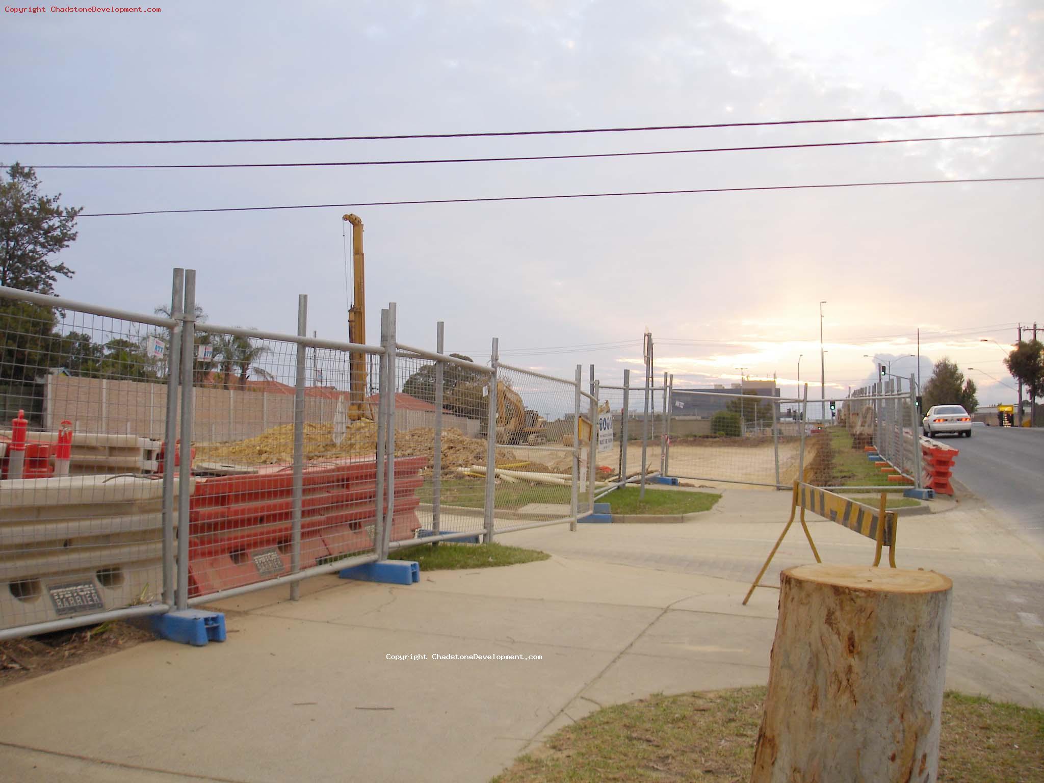 Webster St, footpath removed. Trees chopped. - Chadstone Development Discussions