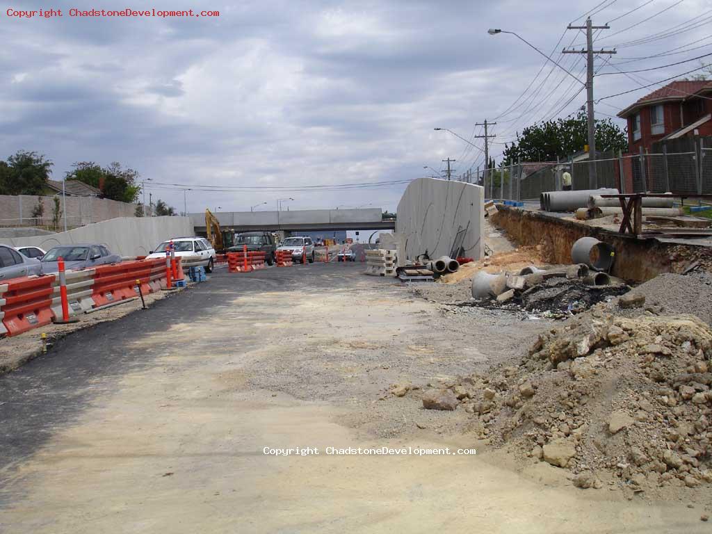 Precursor to new Middle Rd left-turn lanes - Chadstone Development Discussions