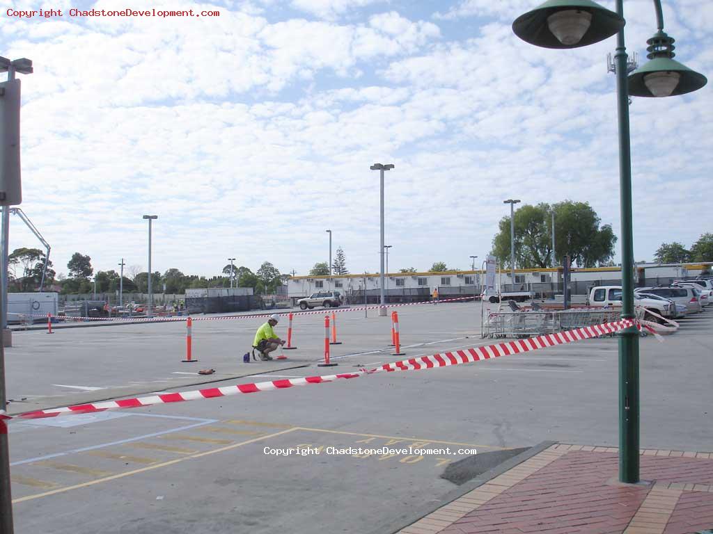 chadstone place carpark blocked off - Chadstone Development Discussions