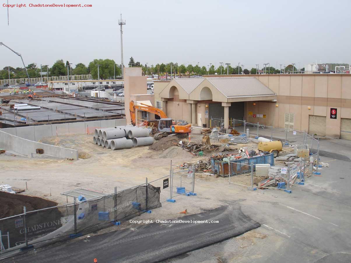 construction near loading dock - Chadstone Development Discussions