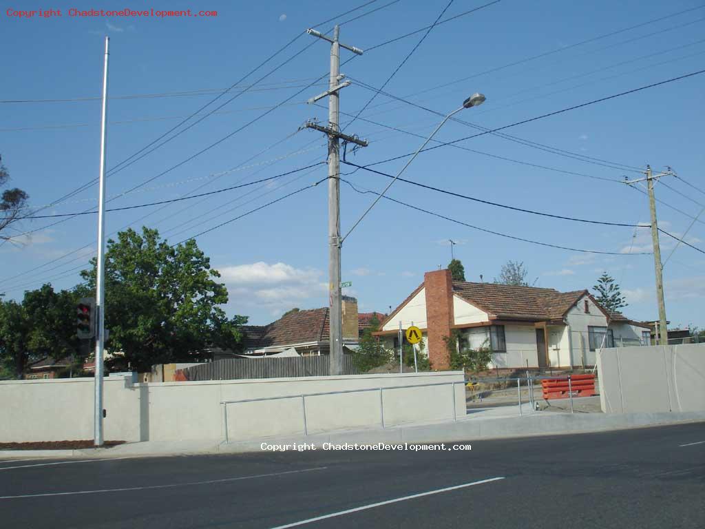 New handrails for pedestrian access to service road along Middle Rd/Capon St - Chadstone Development Discussions