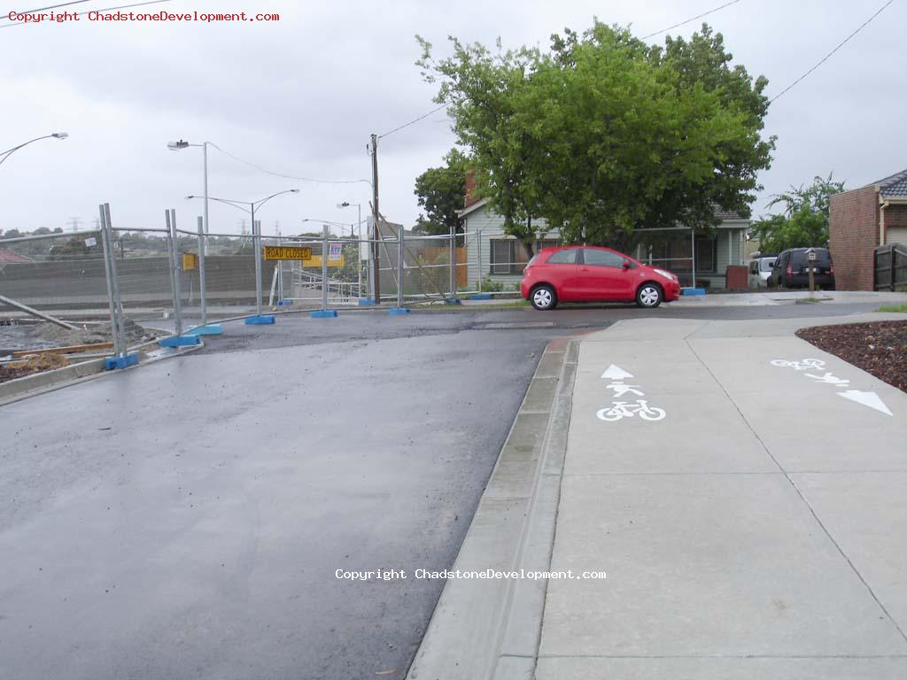 More pedestrian signage markings near Webster St - Chadstone Development Discussions