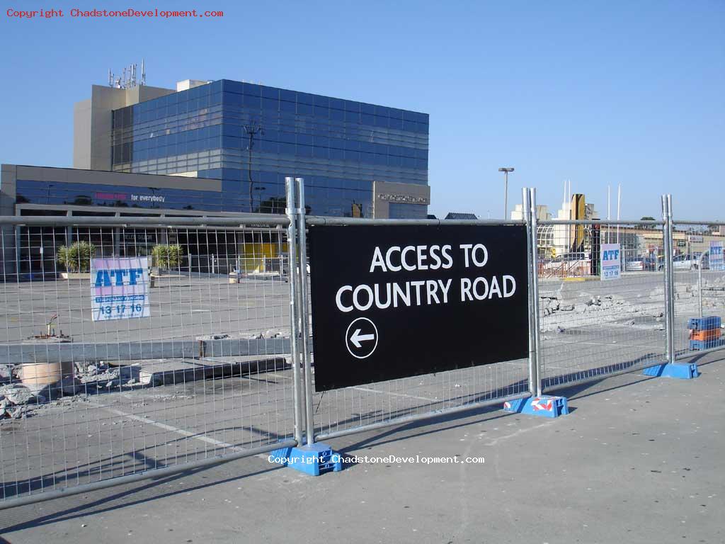 Country Road access signage - Chadstone Development Discussions