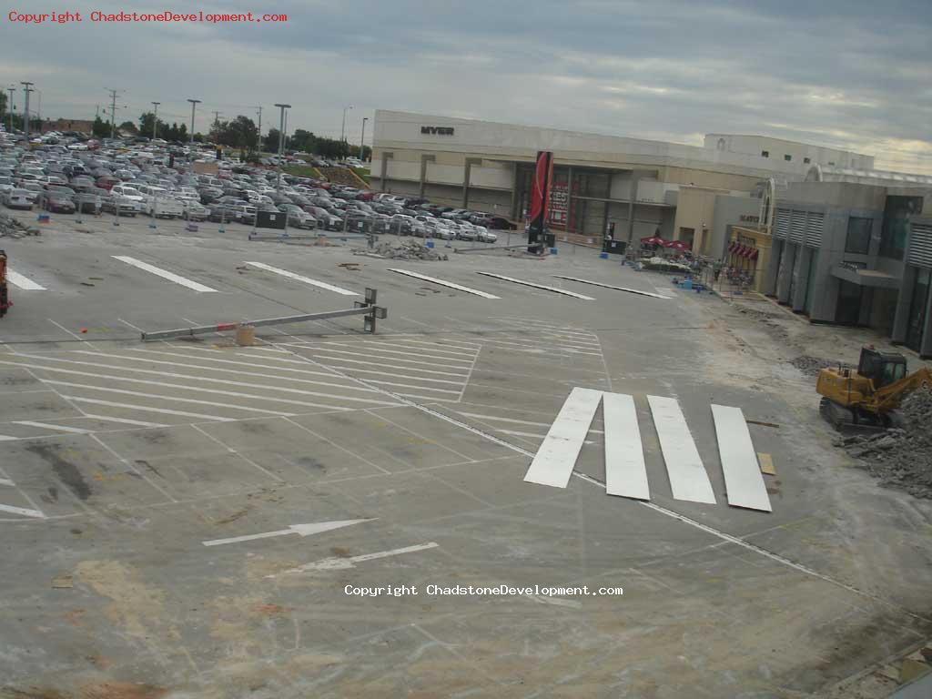 Chadstone Place carpark fenced off - Chadstone Development Discussions