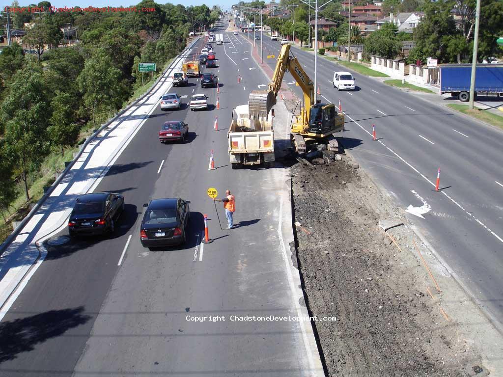 Digging up warrigal Rd - Chadstone Development Discussions