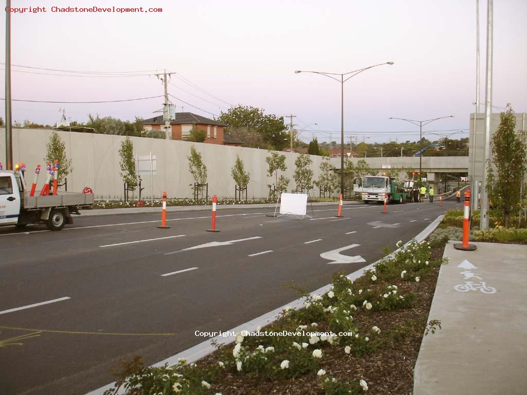 Lane closures on Middle Rd for bitumen laying - Chadstone Development Discussions